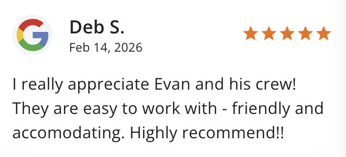 Google review from Deb S.